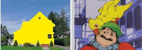 Two book covers: "Shelter" by Jung Yun with a yellow house and "A Confederacy of Dunces" by John Kennedy Toole with an illustrated character